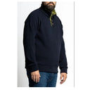 Maxfort felpa taglie forti uomo colore blu 42402100