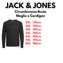 Jack & Jones maglione girocollo taglie forti uomo colore nero 12236574