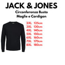 Jack & Jones maglioncino girocollo taglie forti uomo colore nero 12250588