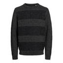 Jack & Jones maglione girocollo taglie forti uomo colore nero 12265747