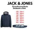 Jack & Jones giubbotto con pellicciotto sintetico interno taglie forti uomo colore blu 12288229