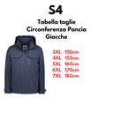 S4 giaccone taglie forti uomo colore blu 70623/0800