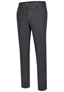 Club of Comfort pantalone tasca alla francese taglie forti uomo colore blu melange Garvey 7631/42