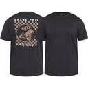 North Latitude t-shirt  taglie forti uomo colore nero 61165