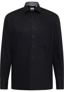 Eterna camicia manica lunga  taglie forti uomo colore nero 1282/39/E15K