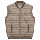 Montecarlo smanicato con finiture in maglia taglie forti uomo colore tortora 56227/260