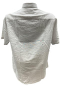 Maxfort camicia mezza manica misto lino taglie forti uomo colore bianco E1262/001