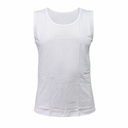 20 Nodi canotta spalla larga intima taglie forti uomo colore bianco 1005