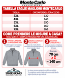 Montecarlo maglione mezza zip  taglie forti uomo colore blu 56325/747