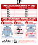 JP 1880 camicia in cotone taglie forti uomo colore scozzese 849736/540