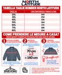 North Latitude bomber effetto scamosciato taglie forti uomo colore nero 63107/19