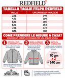 Redfield felpa garzato di cotone taglie forti uomo colore blu RF-22611103-547