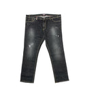NoStop jeans con strappi taglie forti uomo colore nero 101