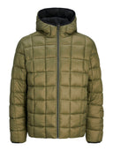 Jack & Jones bomber reversibile taglie forti uomo colore nero/oliva 12268026
