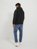 Jack & Jones giacchino con cappuccio taglie forti uomo colore nero 12236331