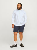 Jack & Jones camicia manica lunga taglie forti uomo colore bianco 12264030