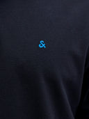 Jack & Jones polo mezza manica taglie forti uomo colore blu 12143859