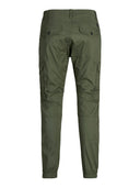 Jack & Jones pantalone cargo taglie forti uomo colore verde 12152279