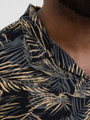 Jack & Jones camicia mezza manica taglie forti uomo colore fantasia nero 12269096