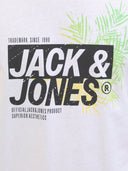 Jack & Jones t-shirt  mezza manica taglie forti uomo colore bianco 12275771