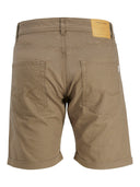 Jack & Jones bermuda misto lino  taglie forti uomo colore fango 12240745