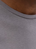 Jack & Jones t-shirt  mezza manica taglie forti uomo colore grigio 12275771