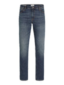 Jack & Jones jeans elasticizzato taglie forti uomo colore blu denim Mike 12284620