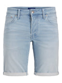 Jack & Jones bermuda taglie forti uomo colore blu denim 12274028