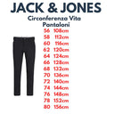 Jack & Jones pantaloni taglie forti uomo colore nero 12250503