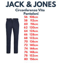 Jack & Jones pantaloni taglie forti uomo colore blu 12250503