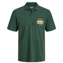 Jack & Jones polo mezza manica taglie forti uomo colore verde 12250628