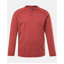 JP 1880 maglia serafino manica lunga  taglie forti uomo colore coccio 840265/548