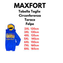 Maxfort Easy felpa con cappuccio taglie forti uomo colore bordeaux 36809370