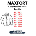 Maxfort camicia elasticizzata taglie forti uomo colore bianco London EA001