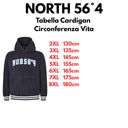 North 56°4 felpa in pile con cappuccio taglie forti uomo colore blu 33148