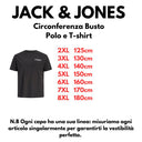 Jack & Jones maglia mezza manica taglie forti uomo colore nero 12302519
