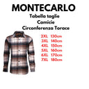 Montecarlo camicia in pannetto taglie forti uomo colore fantasia 37024/745