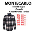 Montecarlo camicia in pannetto taglie forti uomo colore fantasia 37024/746