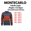 Montecarlo maglione mezza zip  taglie forti uomo colore fantasia 36085/745
