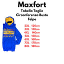 Maxfort Easy felpa con cappuccio taglie forti uomo colore bluette E2337-190