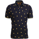 Montecarlo polo mezza manica taglie forti uomo colore blu 94044