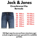 Jack & Jones bermuda taglie forti uomo colore blu 12274050