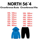 North 56°4 tuta garzata di cotone taglie forti uomo colore blu navy 43128/43129