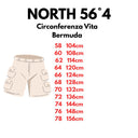 North 56°4 bermuda cargo taglie forti uomo colore nero 99326/0099
