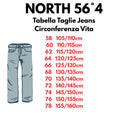 North 56°4 jeans taglie forti uomo colore blu 43303