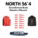 North 56°4 smanicato taglie forti uomo colore verde 23136B/0665
