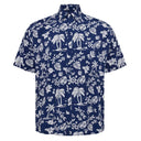 North Latitude camicia manica corta taglie forti uomo colore blu 51309/0581