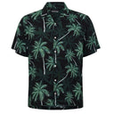 North Latitude camicia manica corta collo cuba taglie forti uomo colore nero 51343/0099