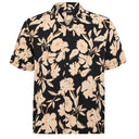 North Latitude camicia manica corta collo cuba taglie forti uomo colore nero 51342/0581
