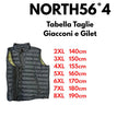 North 56°4 smanicato taglie forti uomo colore nero 23136B/0099